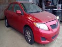 2010 TOYOTA COROLLA, RED, LE MODEL, 1.8L, AT.  Z26275